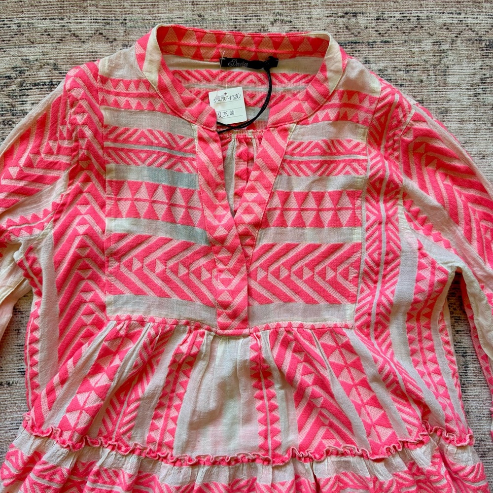 {Devotion} Ella Tiered Cotton Dress NWT - Picture 2 of 8